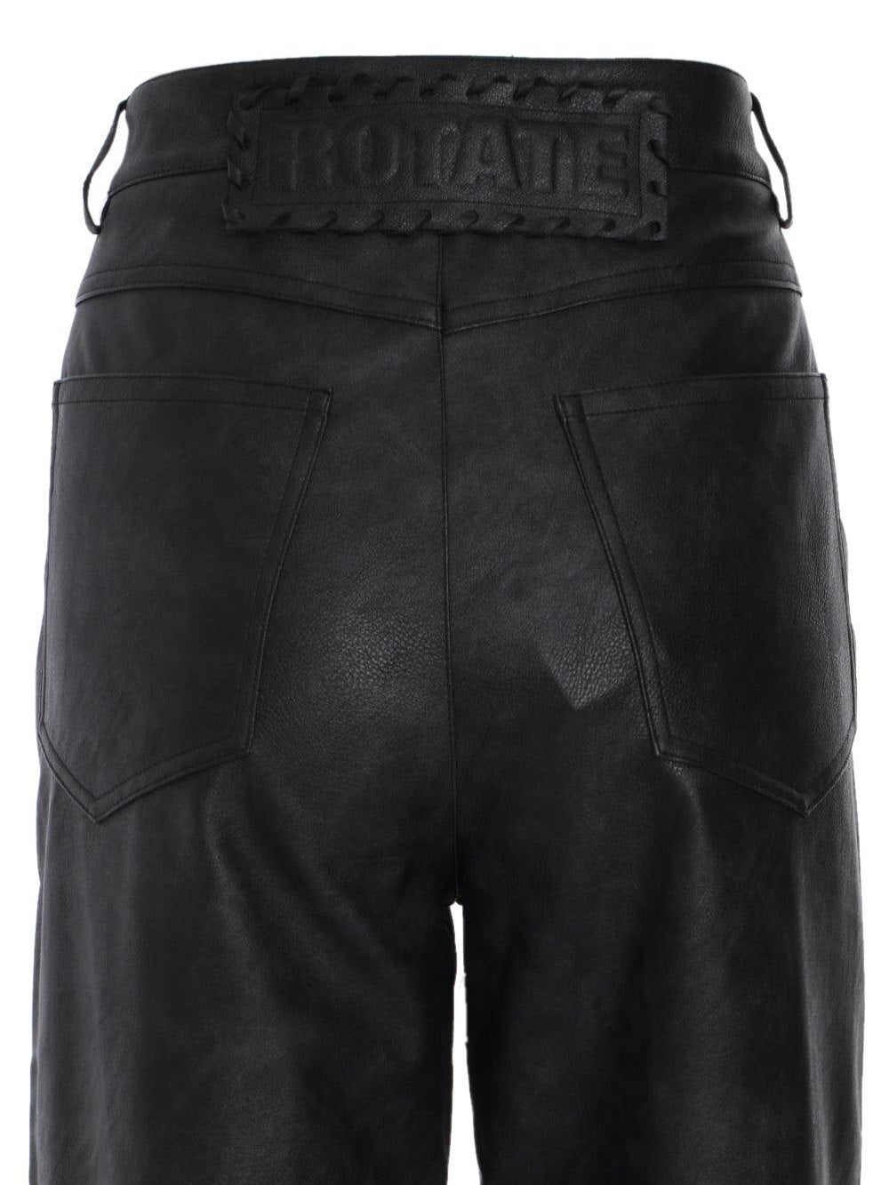 Textured straight pants