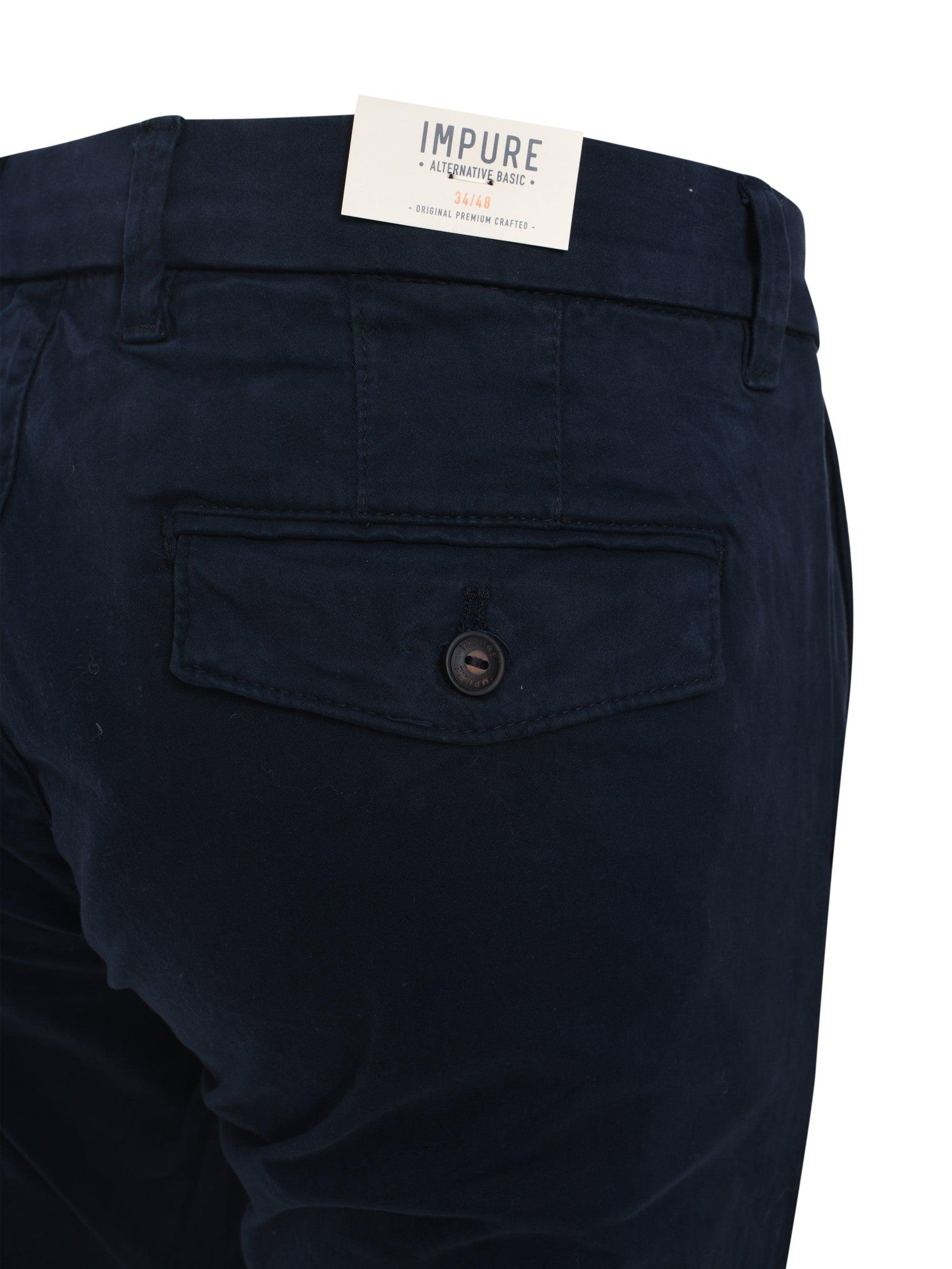 Chino long slim satin stretch g-d