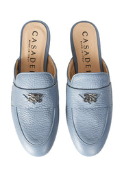 Casadei logo-plaque leather mules