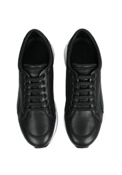 GIORGIO ARMANI  Share Deerskin and leather sneakers حذاء رياضي 