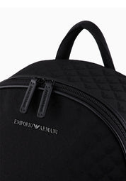 Emporio Armani jacquard-logo zip-around backpack