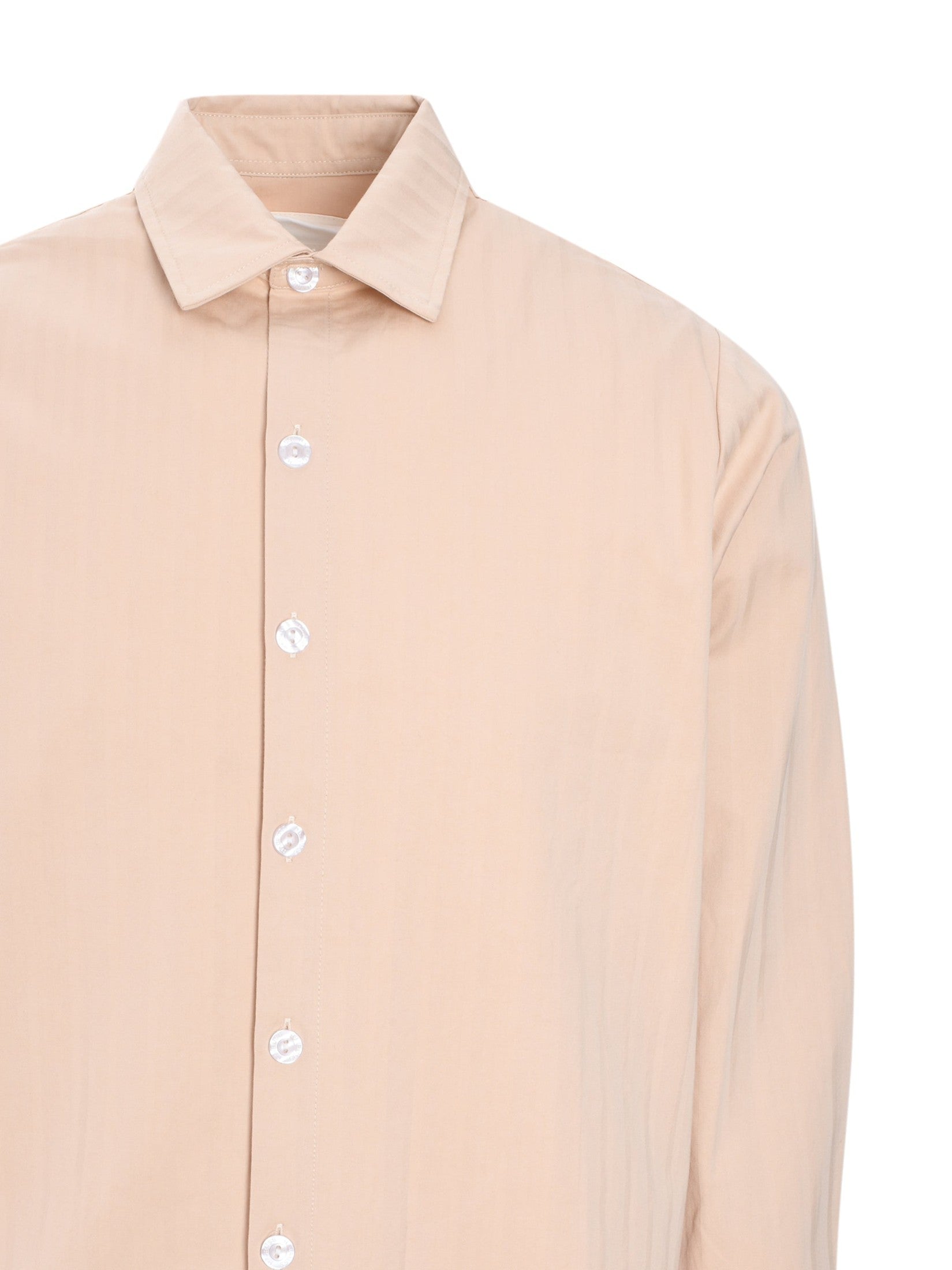 Beige layered shirt