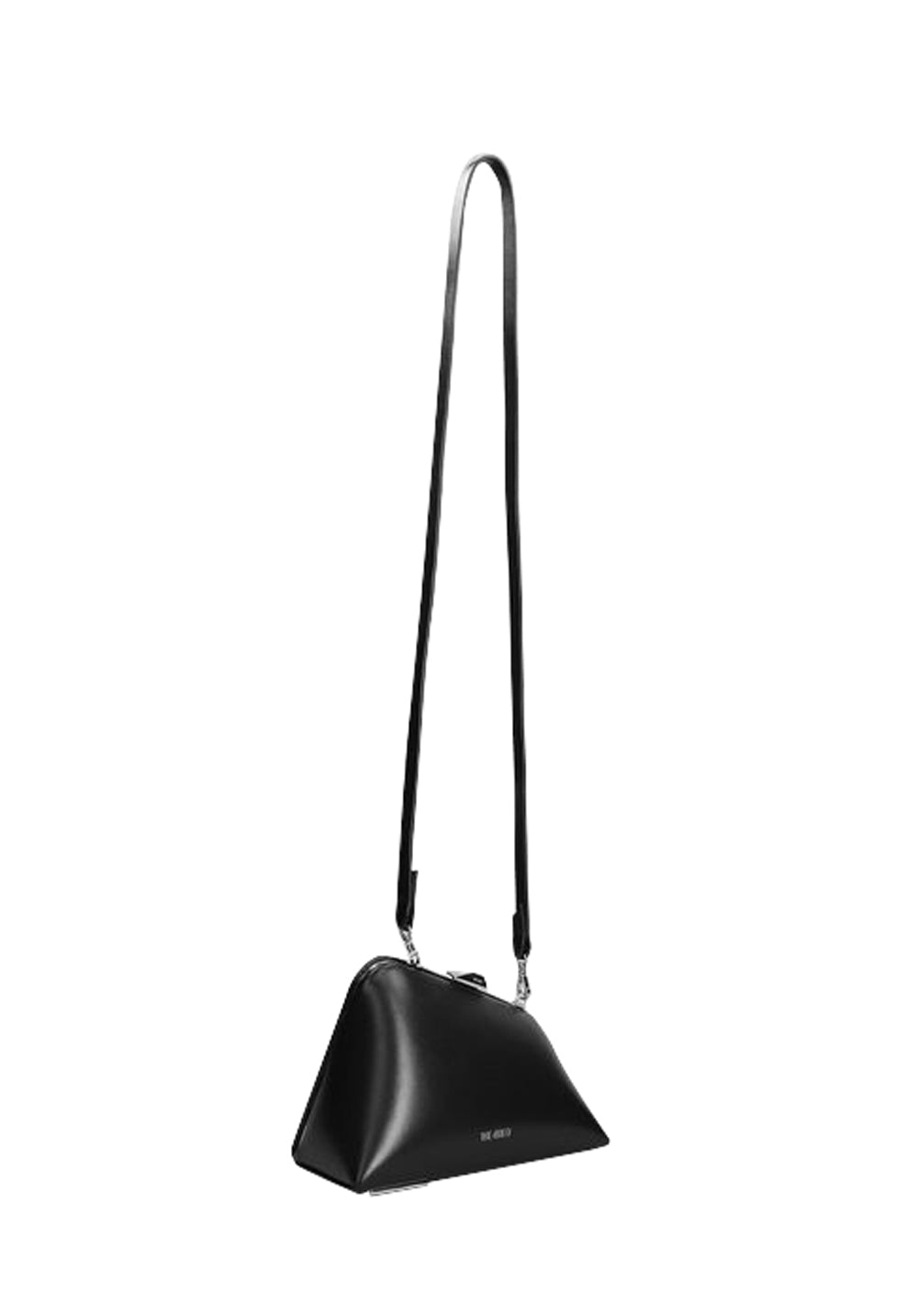 The Attico Midnight leather clutch bag