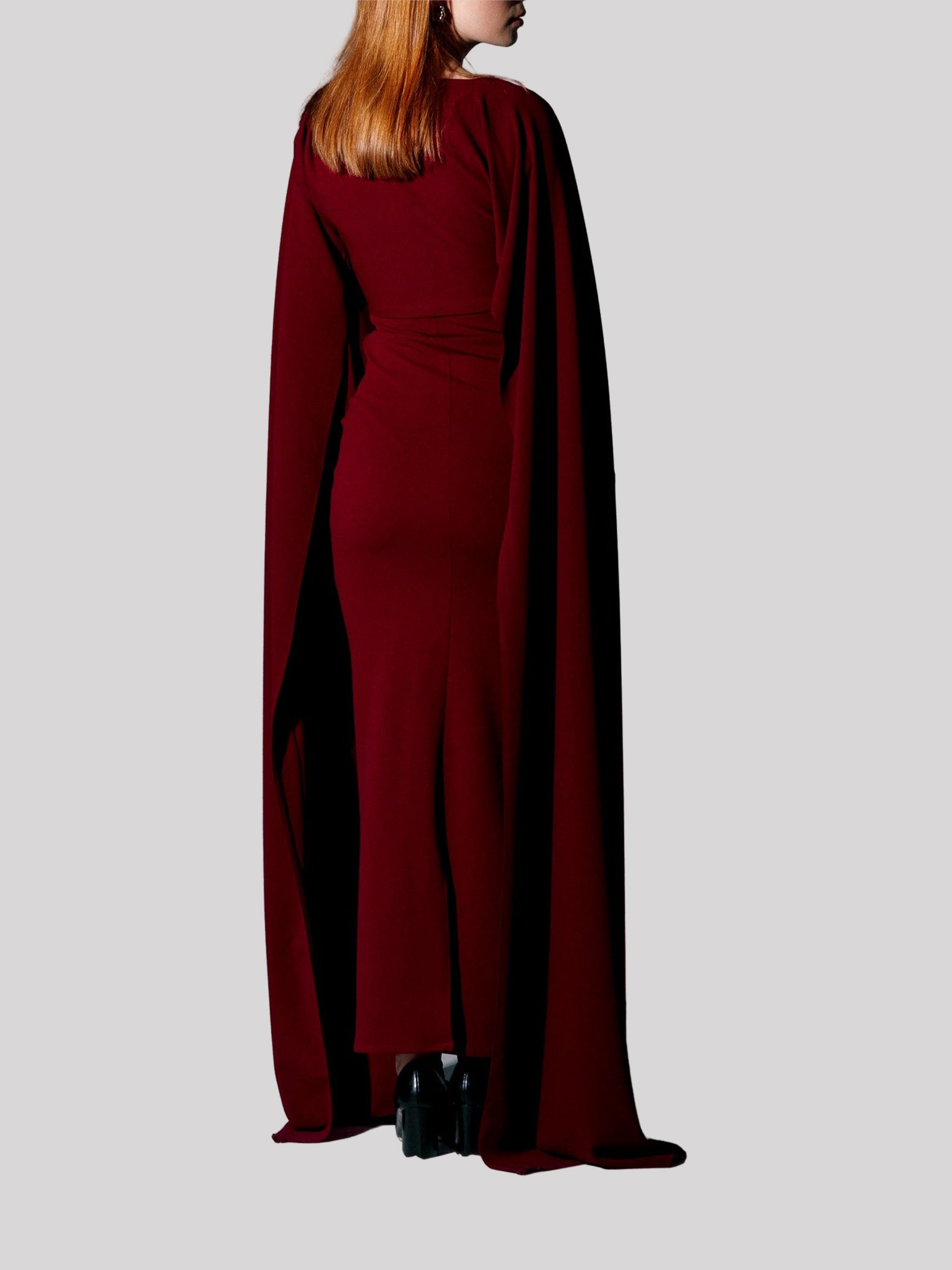 ELIANA CAPE DRESS