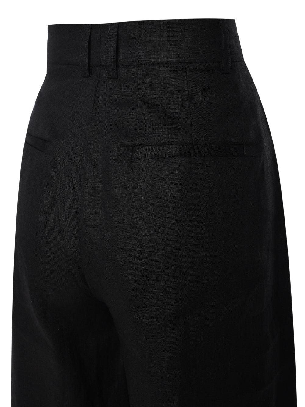Staud sasha wide-leg linen trousers