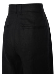 Staud sasha wide-leg linen trousers