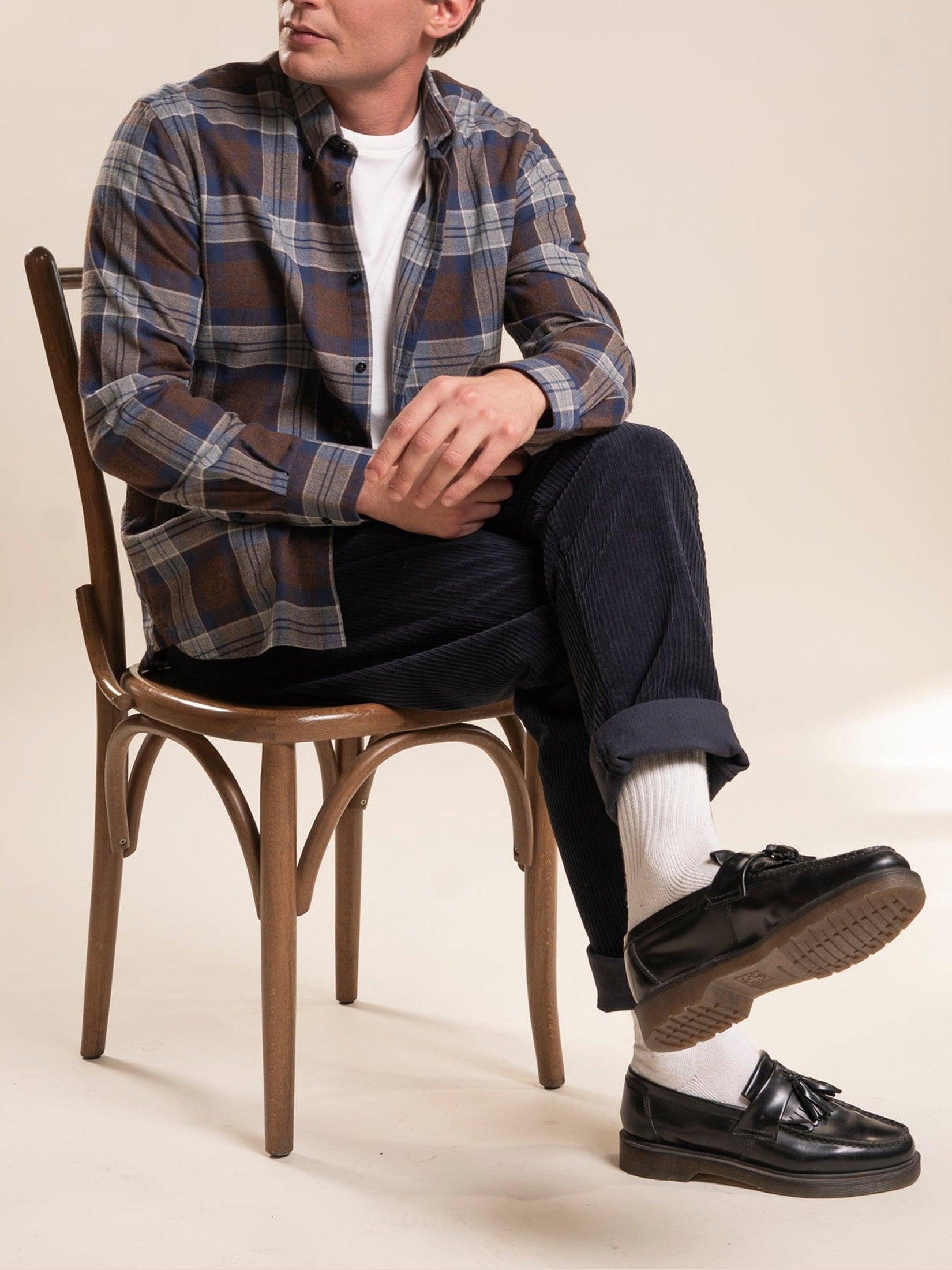 Button down l-s flannel