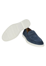 Doucal's penny-slot suede loafers