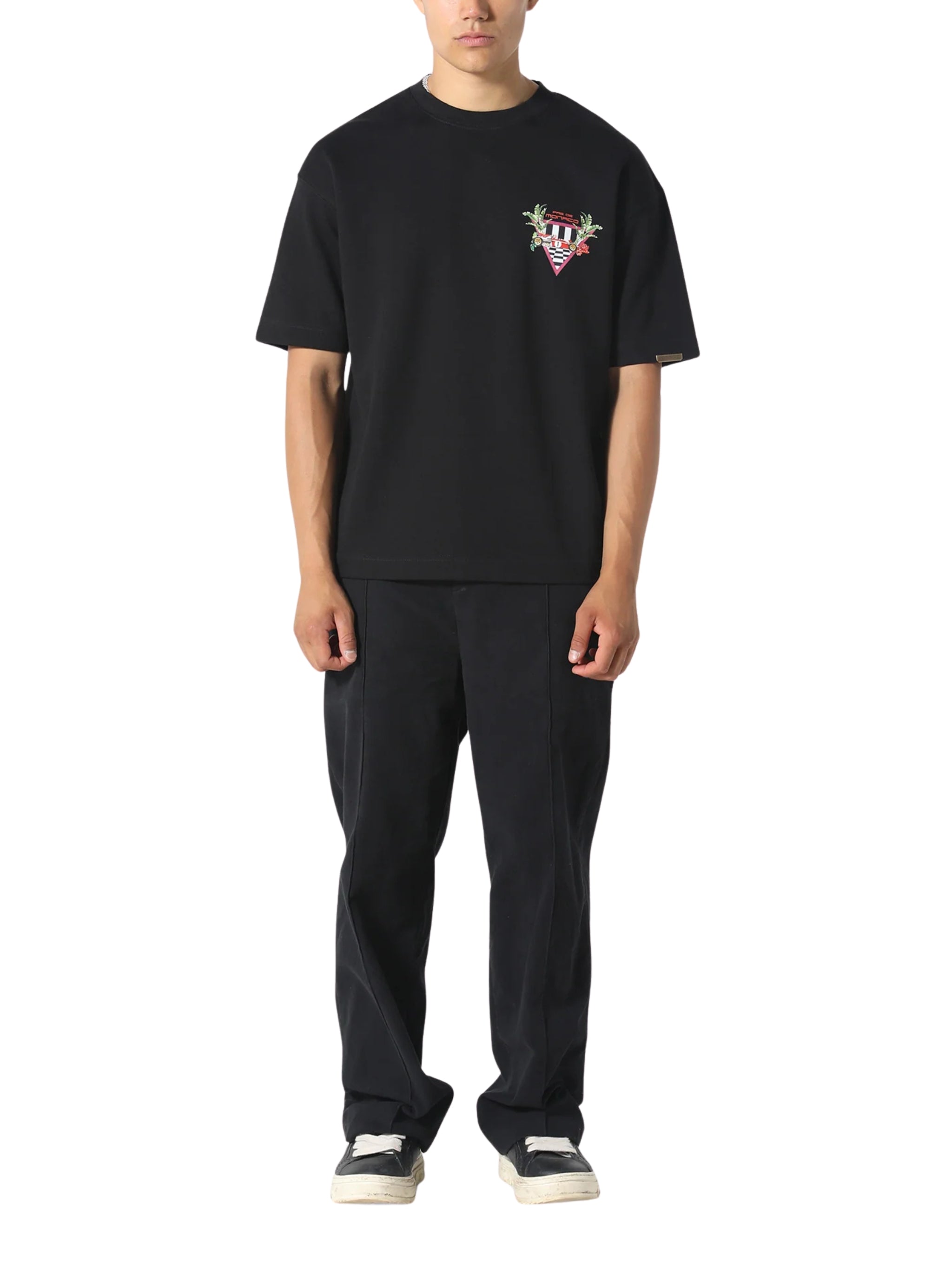 FORMULAR CHECK T-SHIRT BLACK