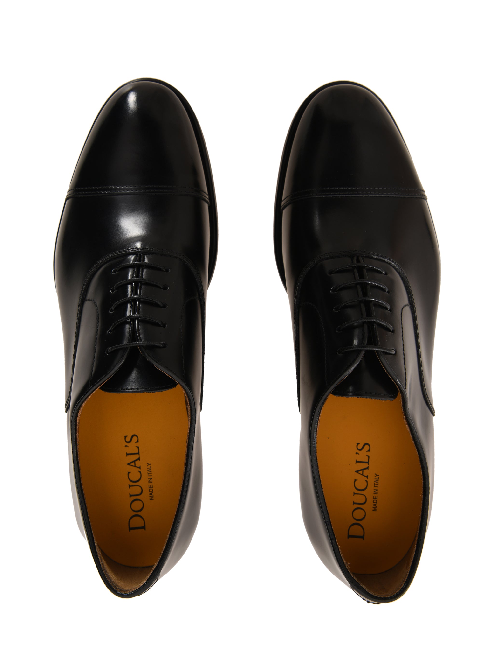 OXFORD CAP TOE (CU) HORSE NERO F.DO NERO