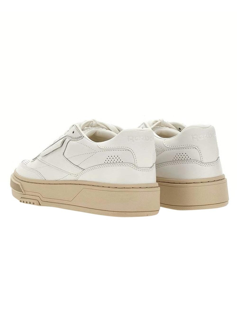 Club c ltd white lthr