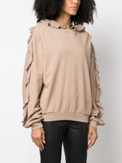 SWEATSHIRT W/RUFFLES