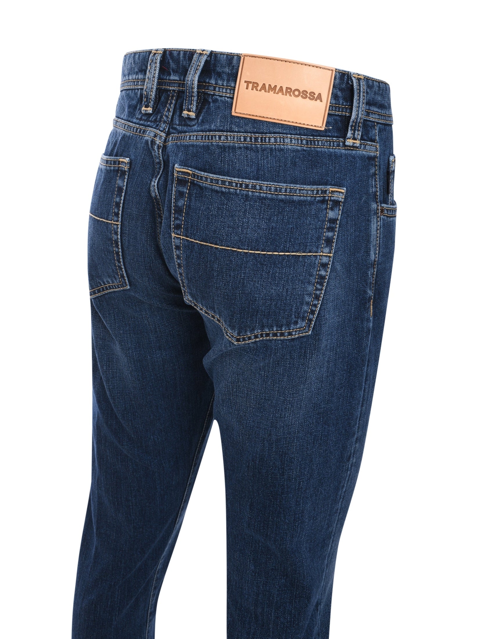 Michelangelo zip denim jeans