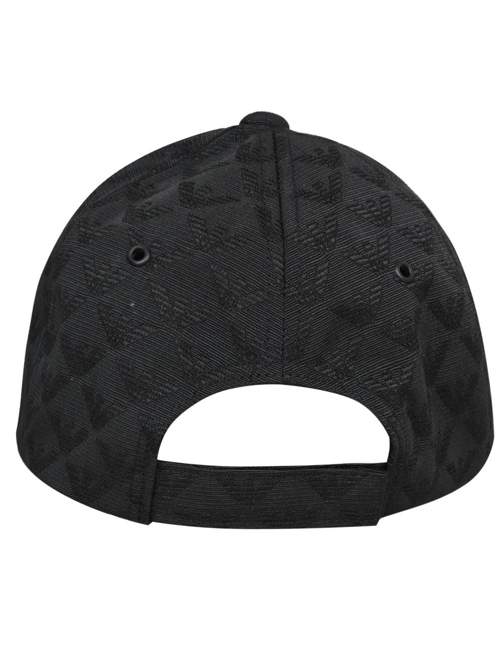 Emporio armani logo print cap