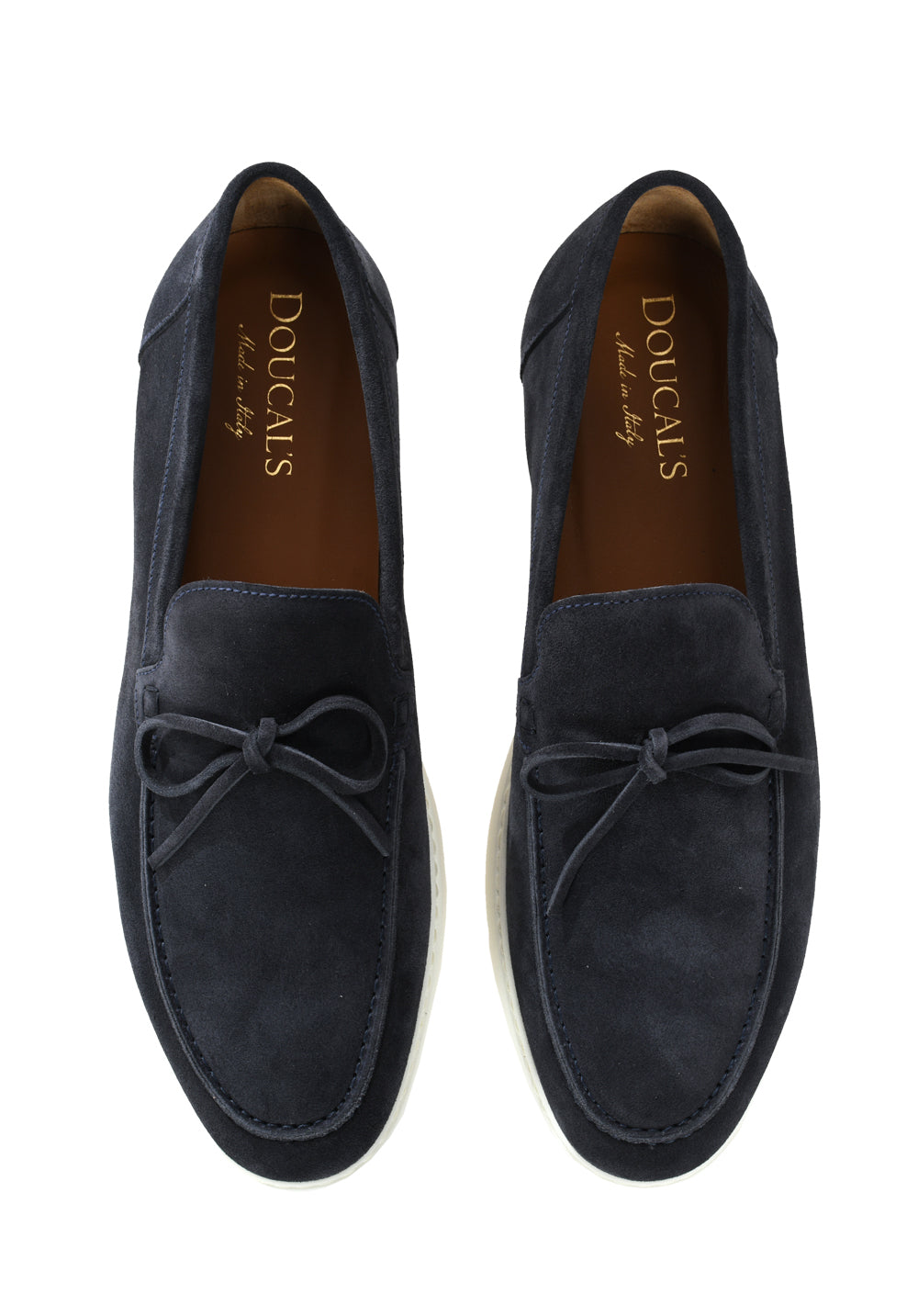 Doucal's lace-up suede loafers