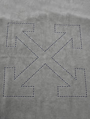 SIN TERRY CLOTH BEACH TOWEL GREY BLUE