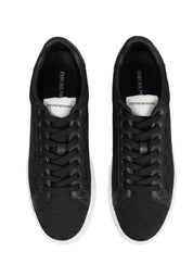 Emporio Armani quilted low-top sneakers