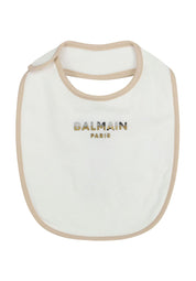 Balmain Kids logo-appliqué cotton pajamas