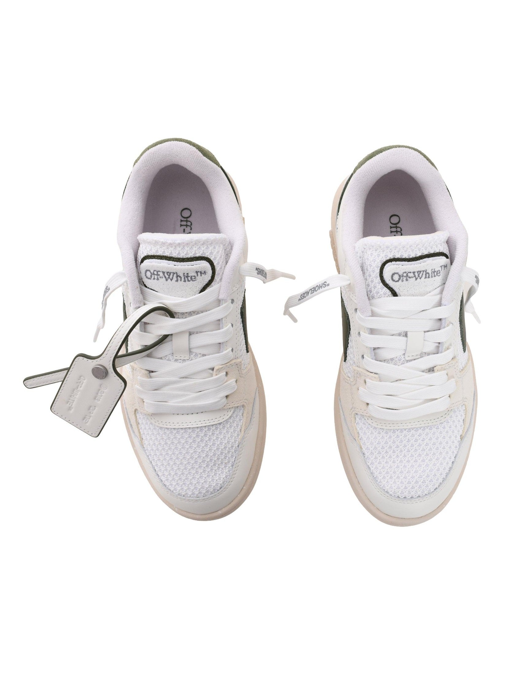 Slim out of office white - military gree