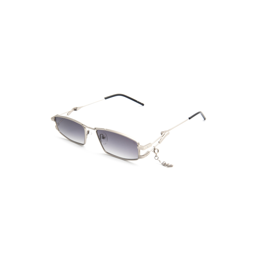 SILVER BLACK SUNGLASSES