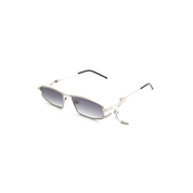 SILVER BLACK SUNGLASSES