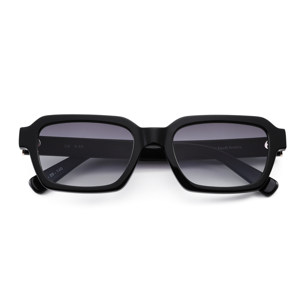 Si8 Gradient Polarized Sunglasses in Black