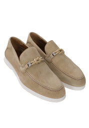 Doucal's knot-detail mesh loafers