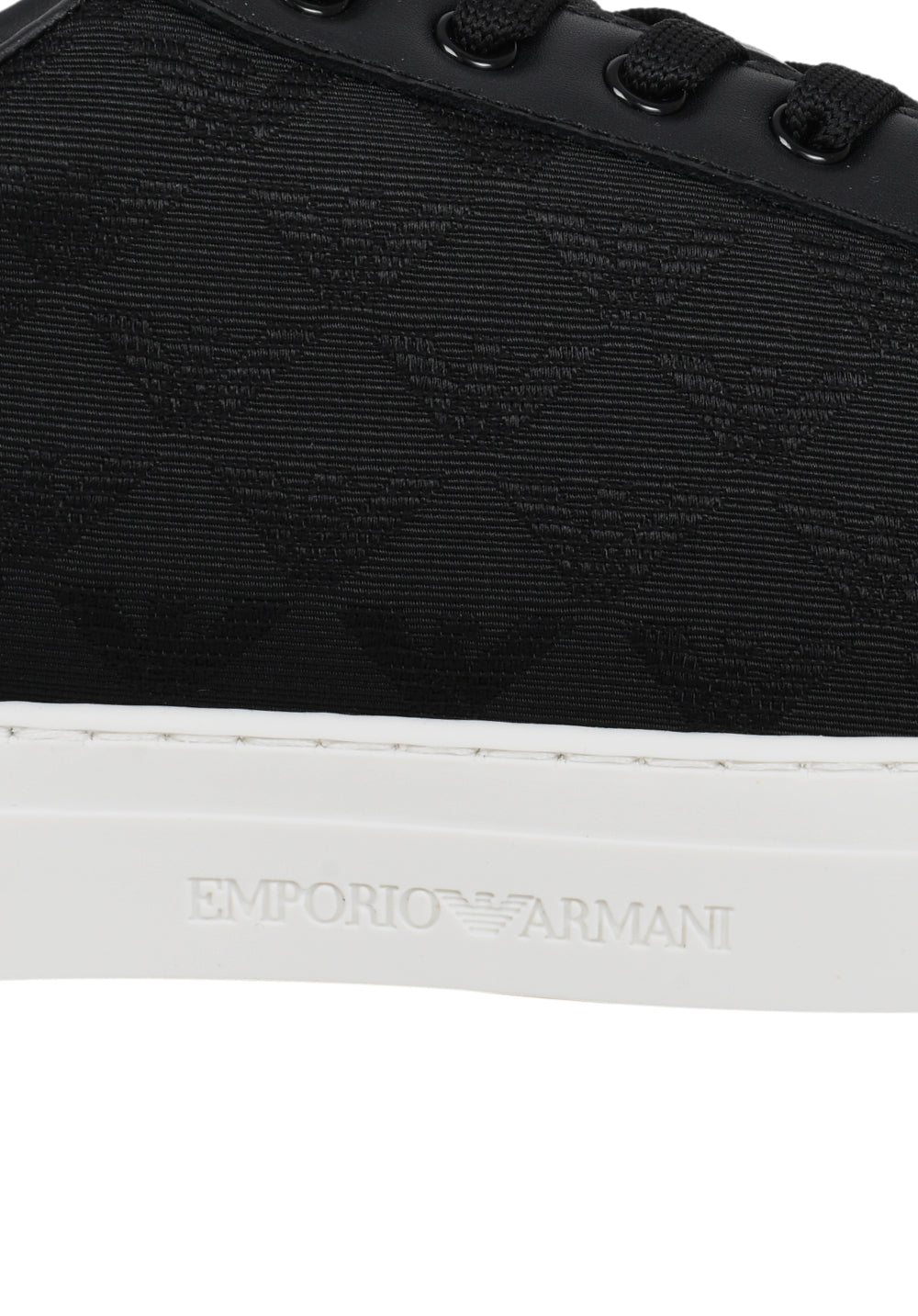 Emporio Armani quilted low-top sneakers