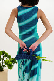 Nikki window print tank dress