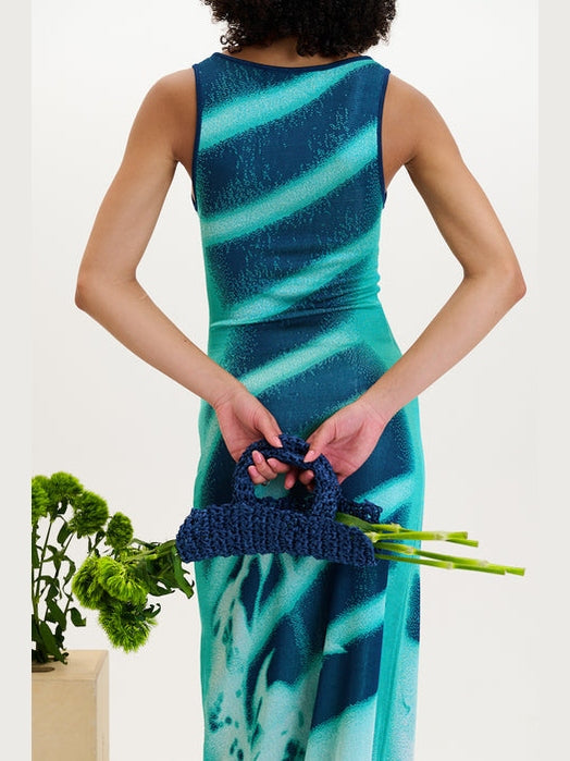 Nikki window print tank dress