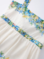 Serenity embroidered maxi dress