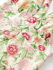 Poppy embroidered dress