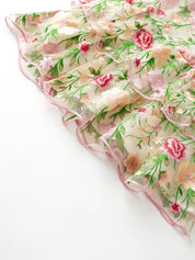 Poppy embroidered dress