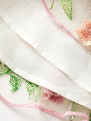 Poppy embroidered dress