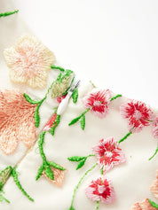 Poppy embroidered dress