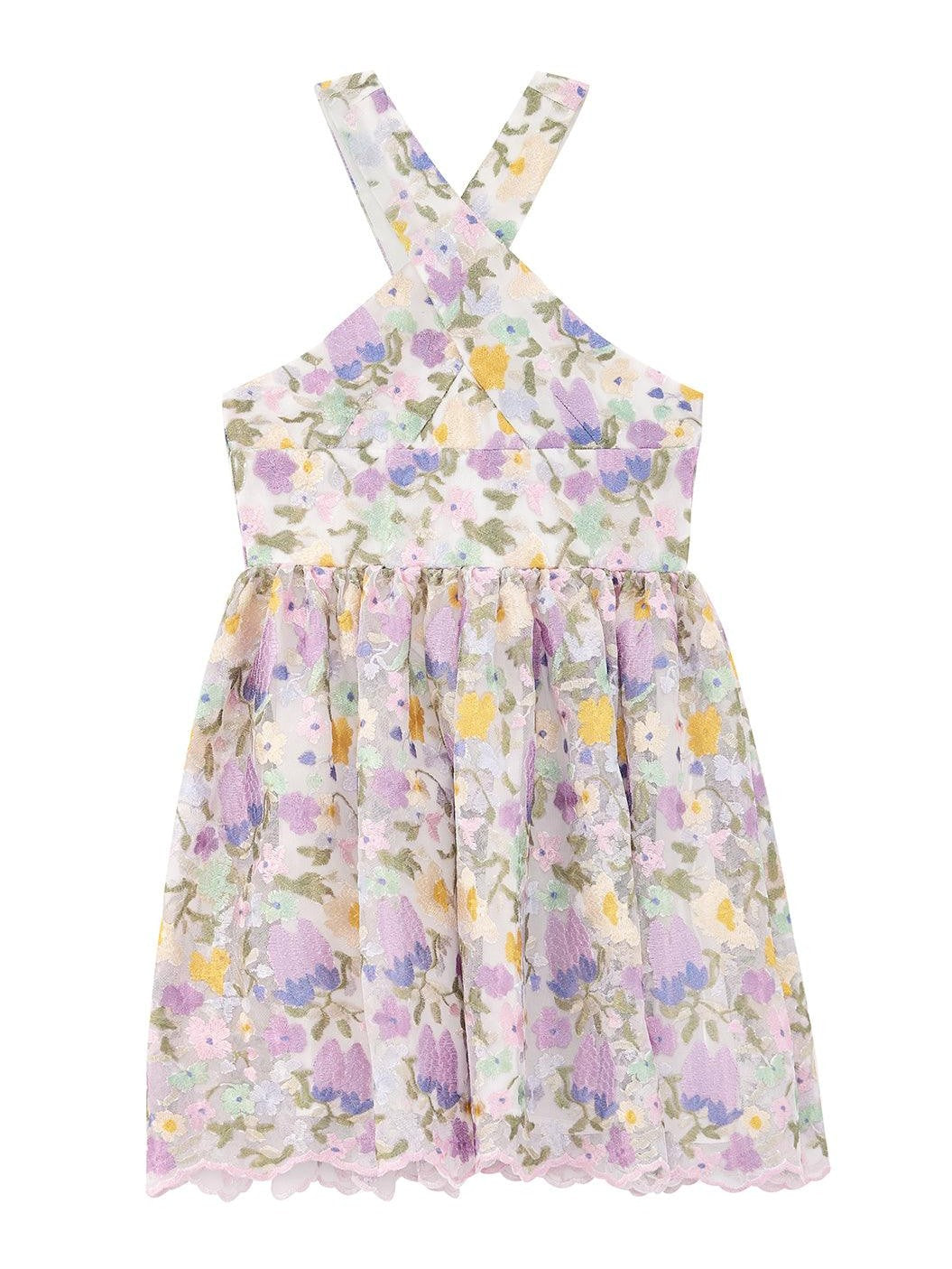 Dahlia embroidered dress