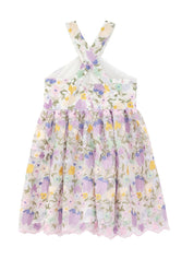 Dahlia embroidered dress