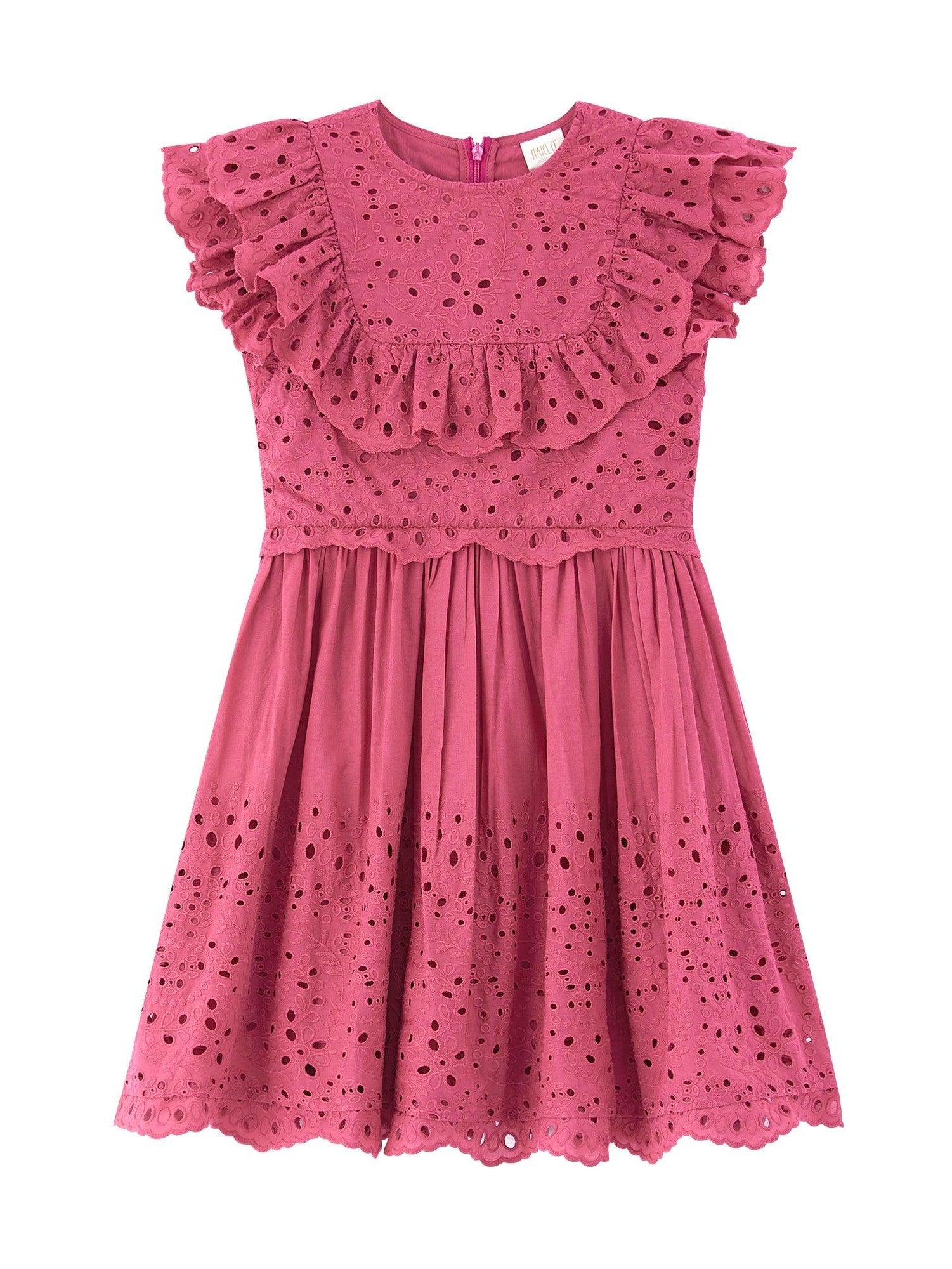 Naomi embroidered mini dress