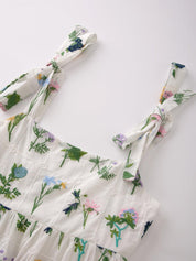 Freya embroidered maxi dress