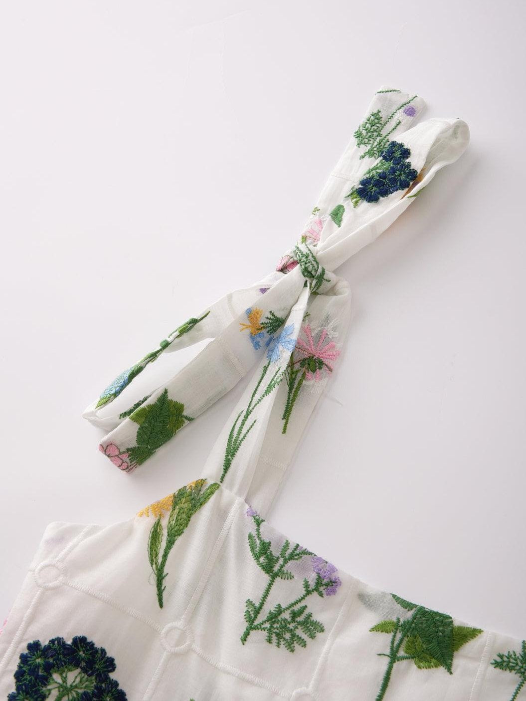 Freya embroidered maxi dress