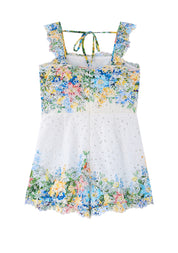 SERENITY EMBROIDERED ROMPER