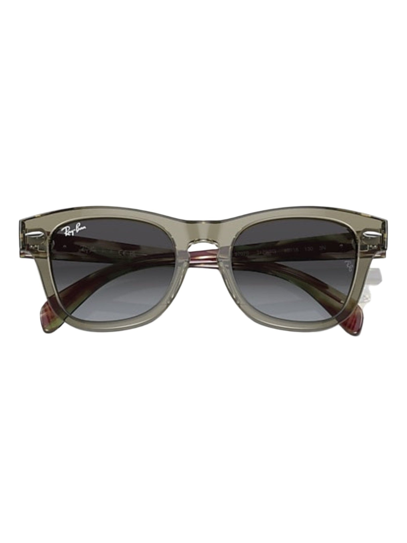 Ray-ban rj9707s kids sunglasses - polished transparent green
