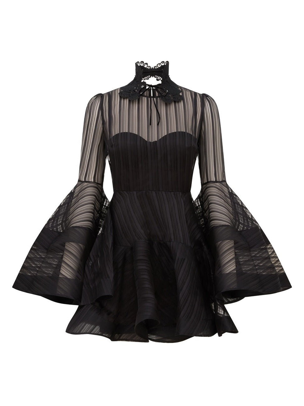 Valiant lantern mini dress