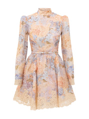 Valiant panelled mini dress