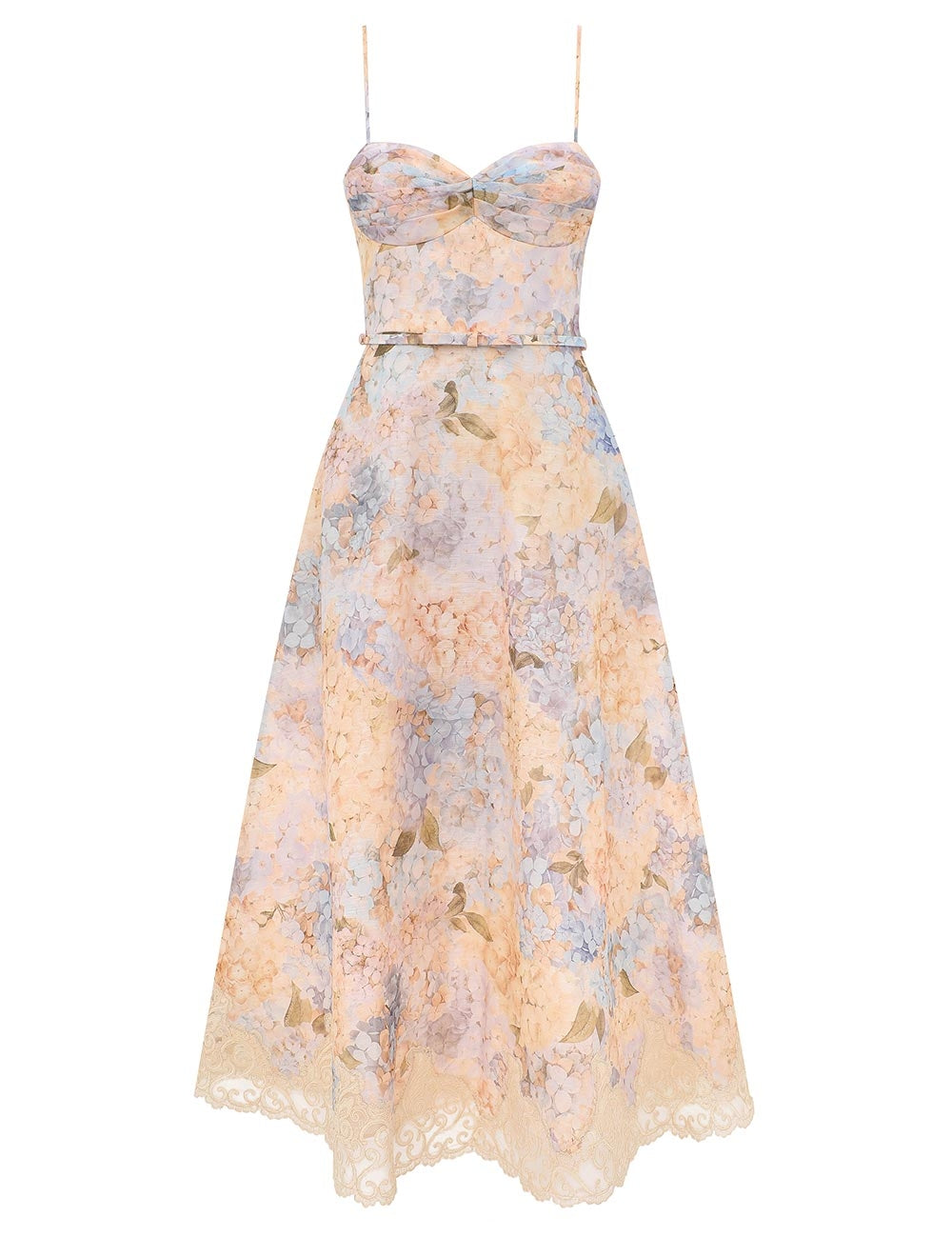 Valiant tucked midi dress