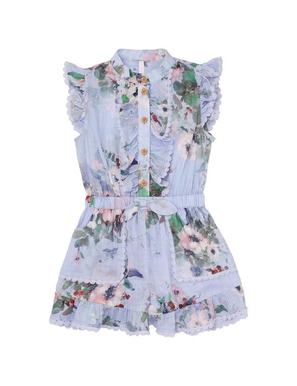 EVERLEY FRILL PLAYSUIT