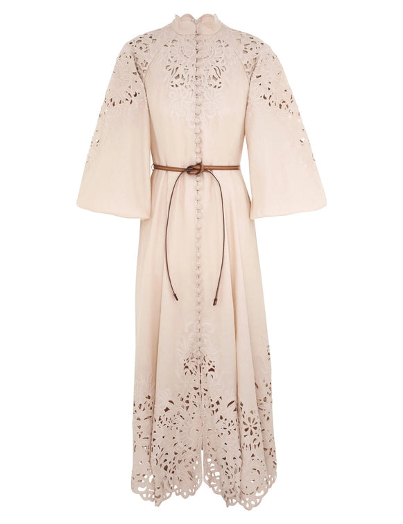 WYLIE EMBROIDERED BILLOW DRESS