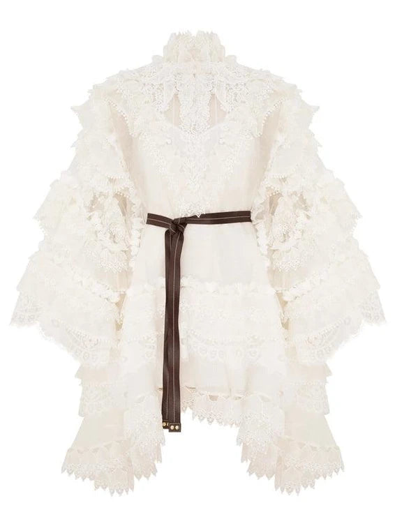 Crush heart trim mini dress