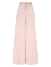 CRUSH LINEN FLARE PANT