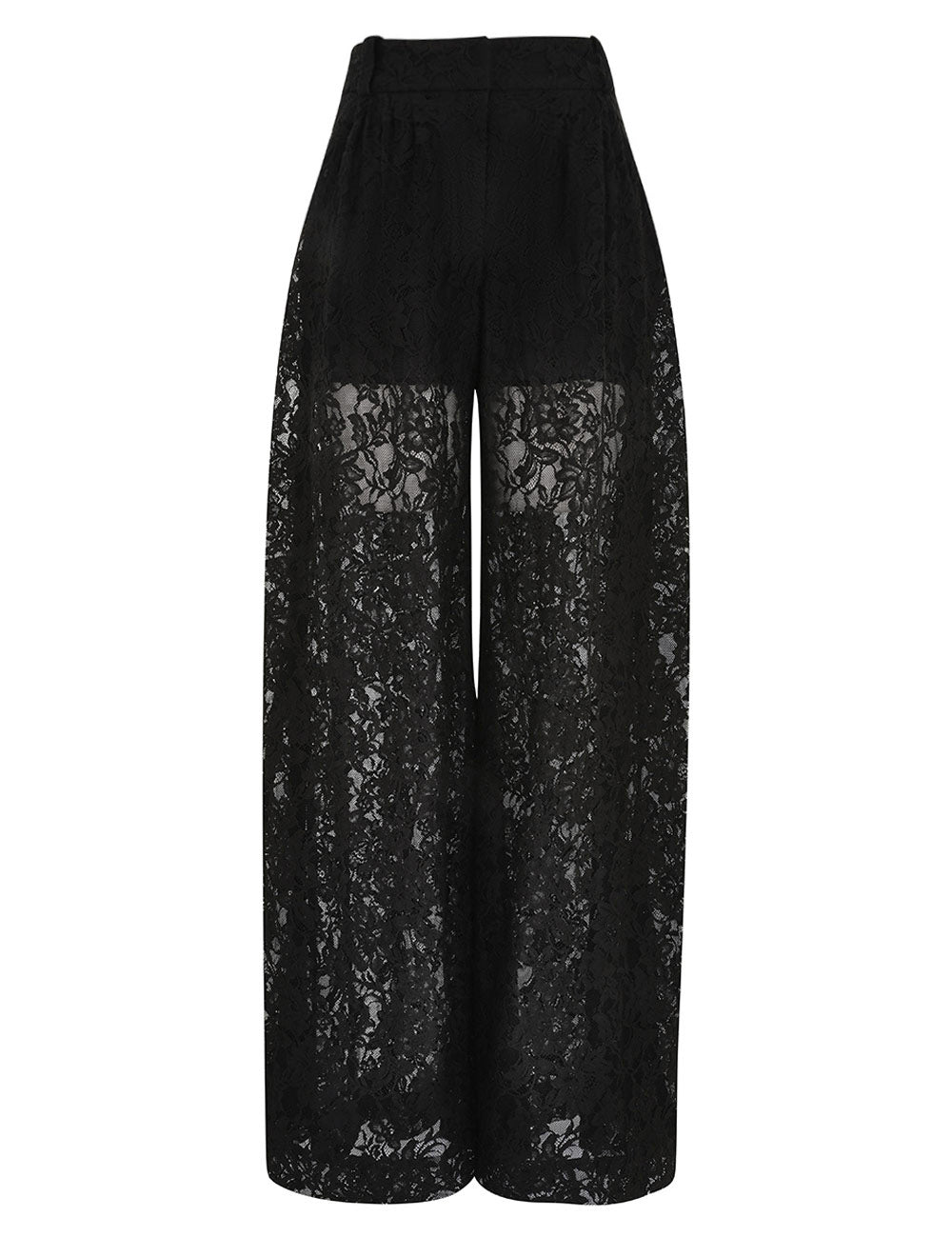 CRUSH BELTED LACE PANT